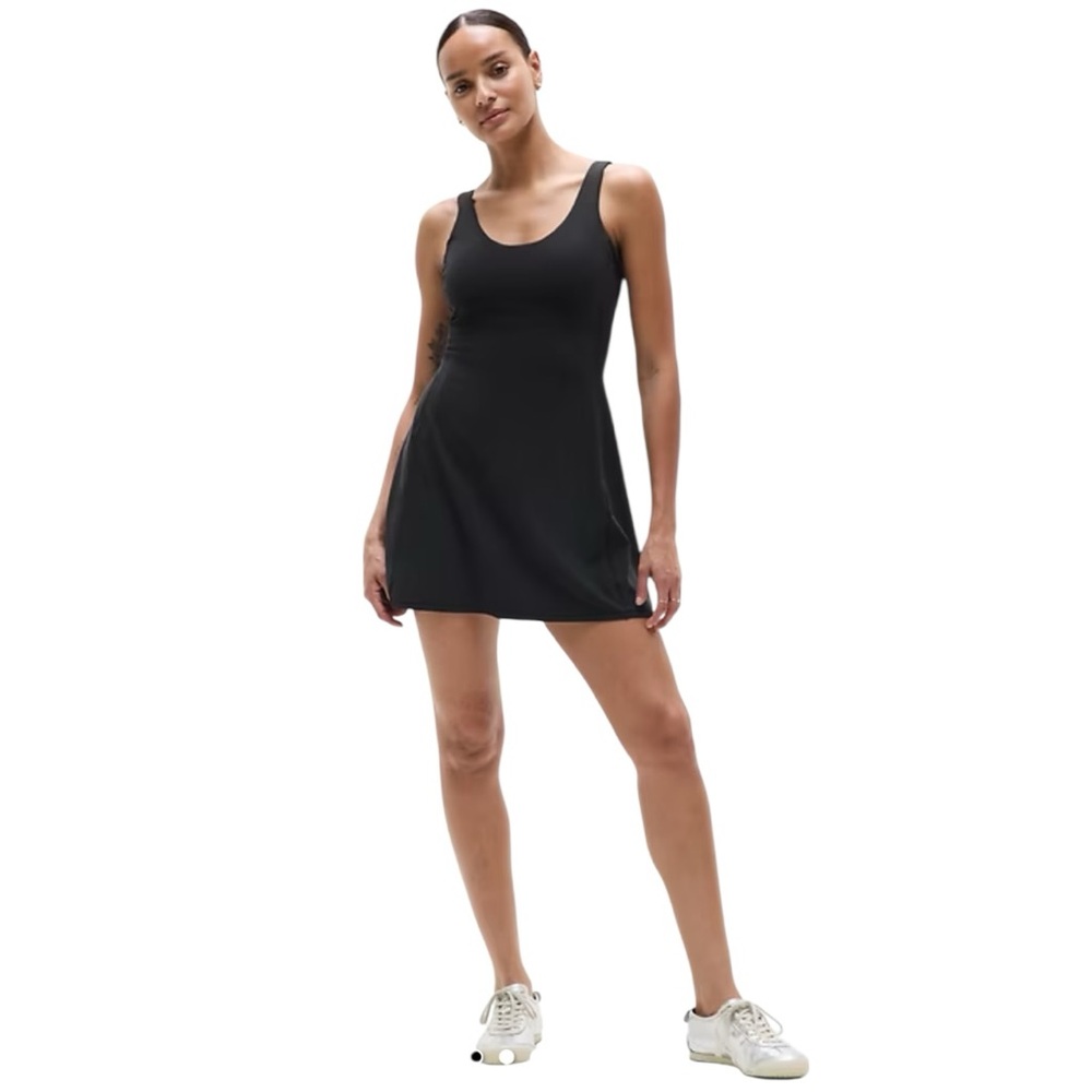 NWT Athleta Salutation Strappy Dress - Black